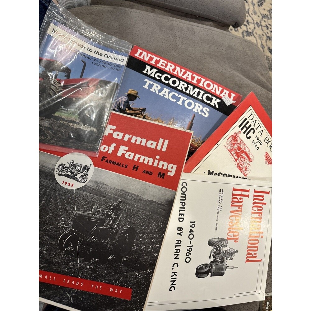 International McCormick Tractors Book Manuals Farmalls IH Deering Lot
